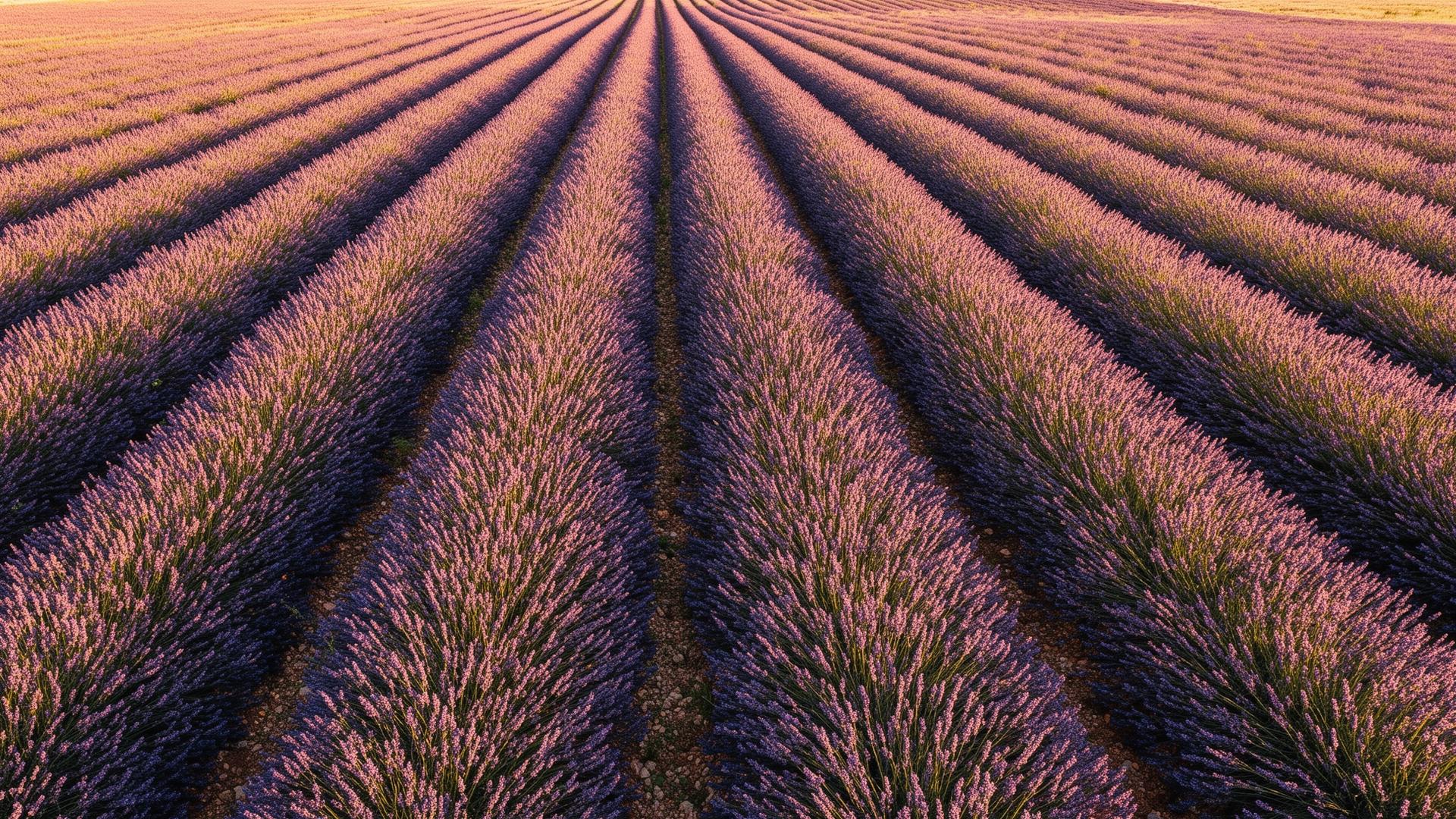 Lavendelfält i Provence